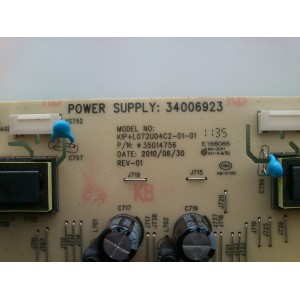 FUENTE / BACKLIGHT / TOSHIBA 34006923 / KIP+L072U04C2-01-01 / 35014756 / MODELO LC3246WDA